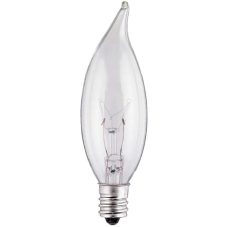 Westinghouse Westinghouse 25 W CA8 Decorative Incandescent Bulb E12 (Candelabra) Warm White 2 pk 3774